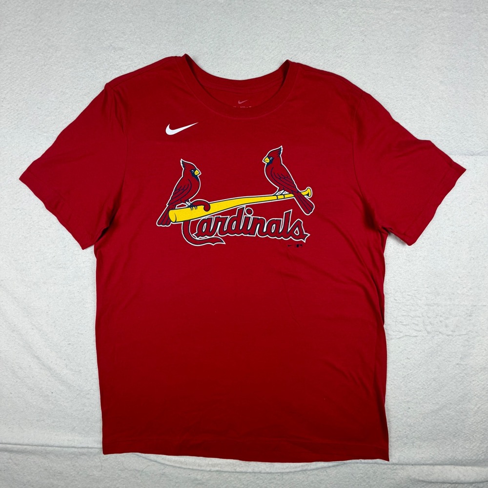 Nike St Louis Cardinals Dylan Carlson 3 MLB Red T-Shirt Mens Large NWT